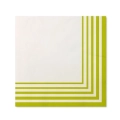 Tovaglioli Verde Lime 2 veli compostabili 33X33cm, 20pz.