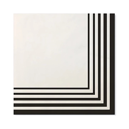 Tovaglioli Neri 2 veli compostabili 33X33cm, 20pz.