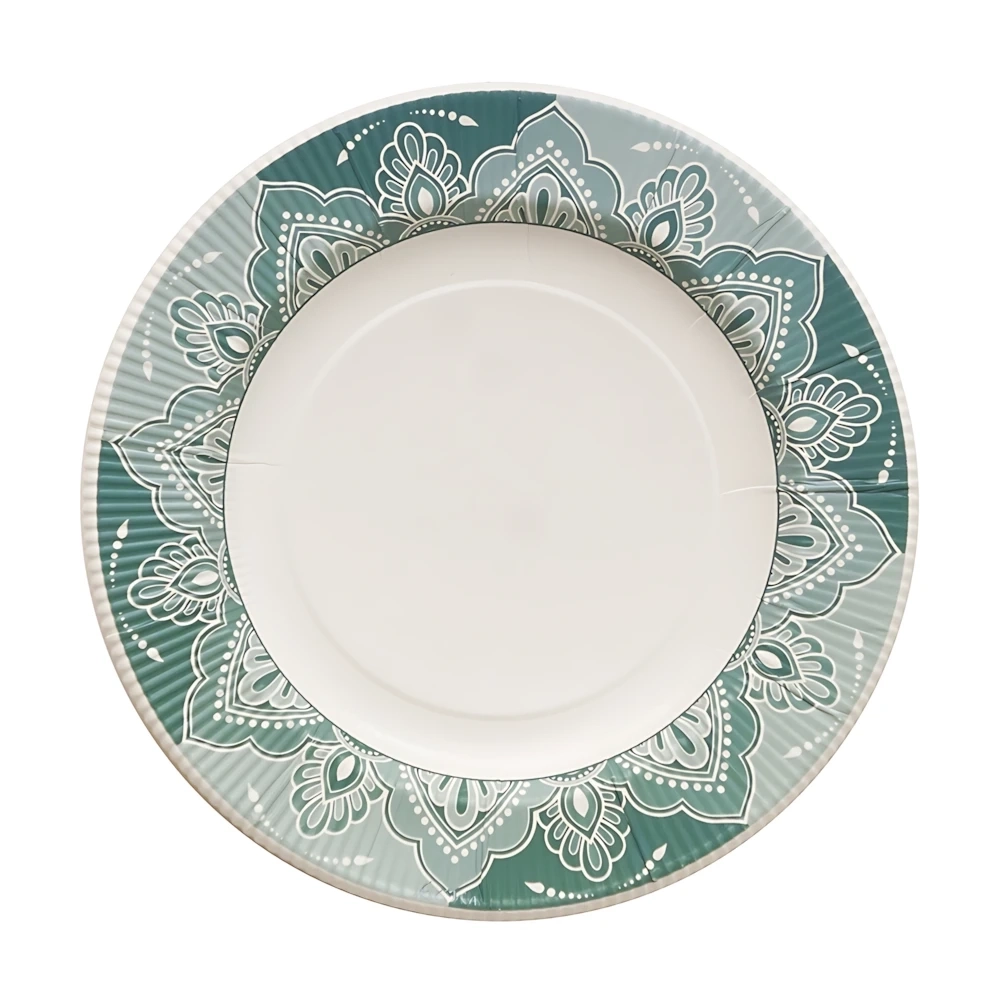 Piatti Kasbah grandi con bordo pieghettato 27cm, 8pz.