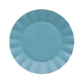 Piatti Turchese grandi in cartoncino compostabile Bruno 24,5cm, 20pz.