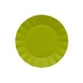 Piatti Verde Lime piccoli in cartoncino compostabile Bruno 21cm, 20pz.
