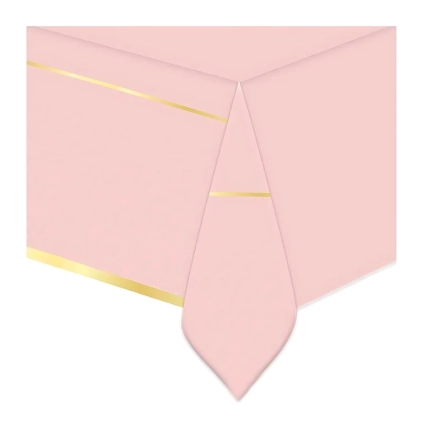 Tovaglia Rose in plastica 2,7x1,4m, 1pz.