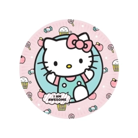 Piatti Hello Kitty grandi 23cm Plastic Free, 8pz.