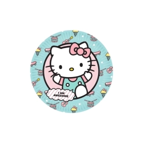 Piatti Hello Kitty piccoli 18cm Plastic Free, 8pz.