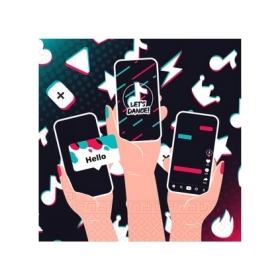 Tovaglioli Simil Tik Tok 33x33cm, 20pz.