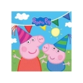 Tovaglioli Peppa Pig 33x33cm, 20pz.