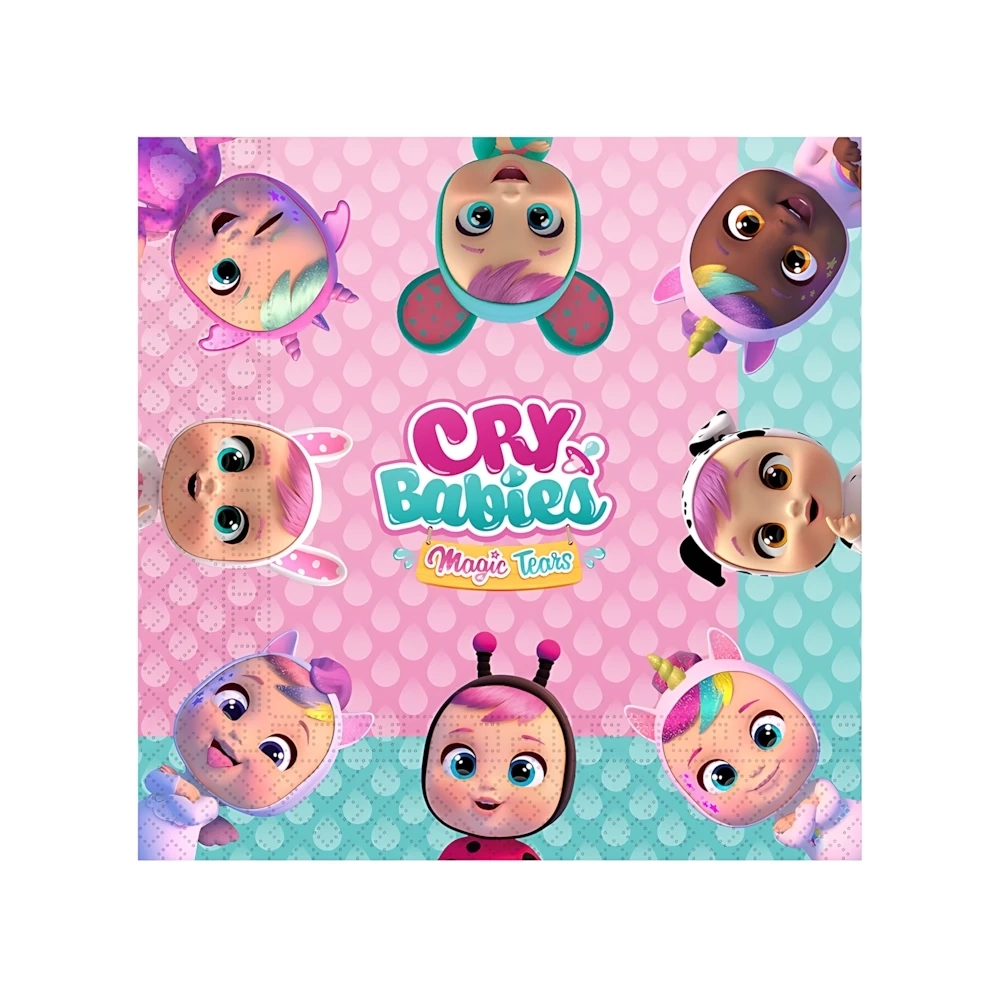 Tovaglioli Cry Babies 33x33cm, 20pz.