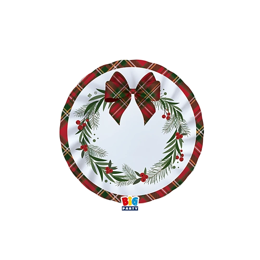 Piatti Tartan Holly 20cm, 8pz.