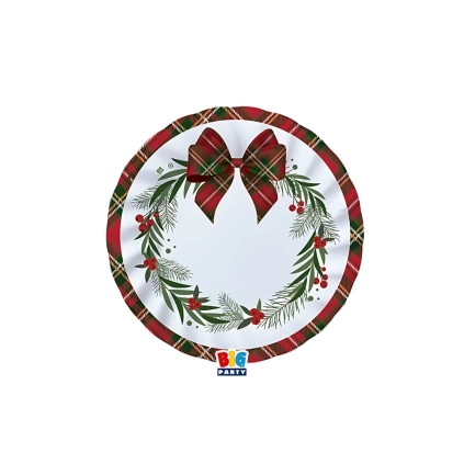 Piatti Tartan Holly 20cm, 8pz.