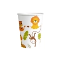 Bicchieri Happy Jungle 200ml in carta, 8pz.