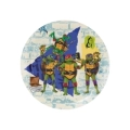 Piatti Tartarughe Ninja in cartoncino 23cm, 8pz.