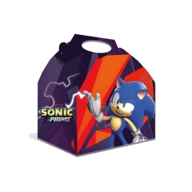 Scatole regalo Sonic Prime in cartoncino con maniglia, 12pz.