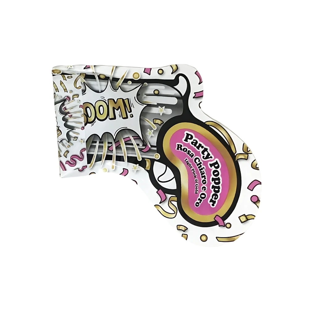 Party Popper coriandoli rosa chiaro e oro, 1pz.