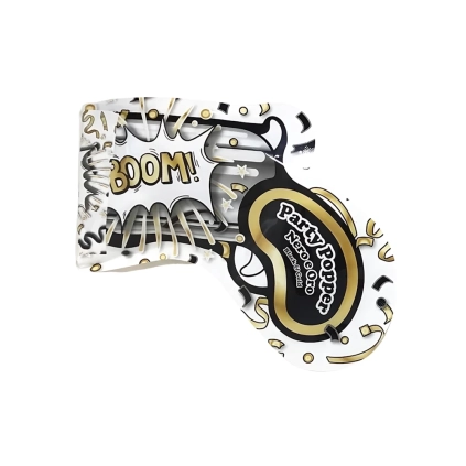 Party Popper coriandoli nero e oro, 1pz.