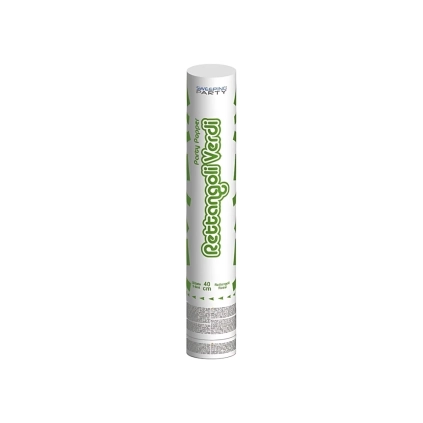 Tubo Sparacoriandoli verde 40cm, 1pz.