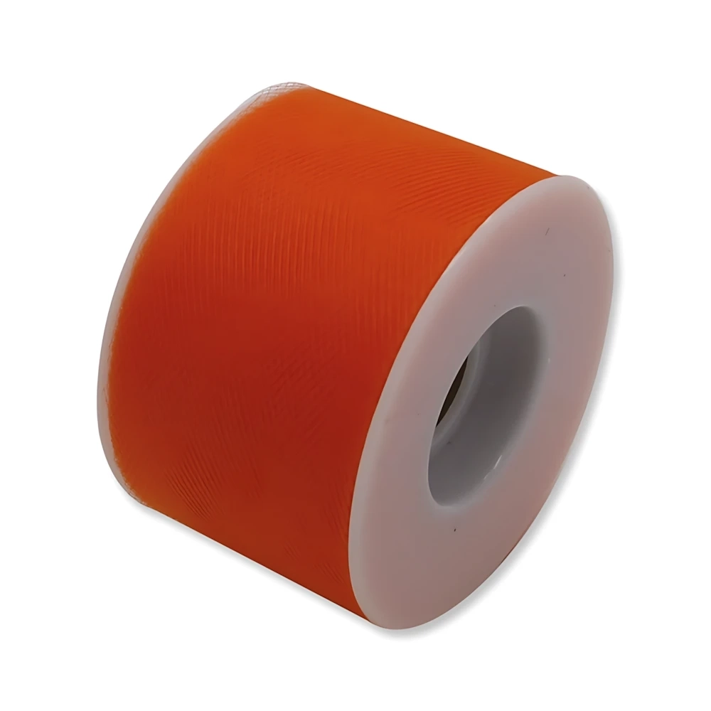 Rotolo Tulle 5cm x 50m color arancio, 1pz.