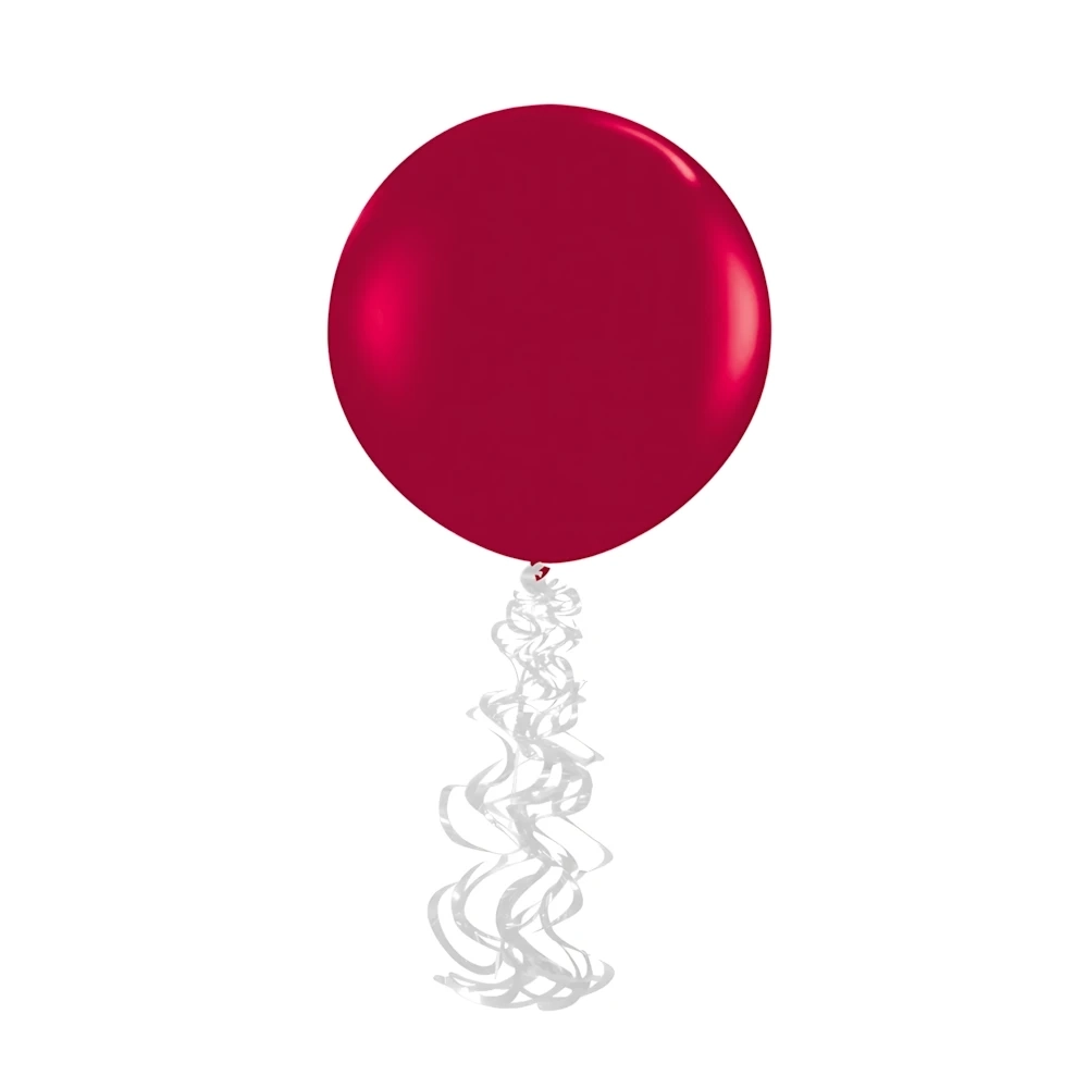 Spirale argento per Palloncini, 6 pz.