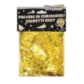 Polvere di Coriandoli colori oro, 1 bustina da 50g.