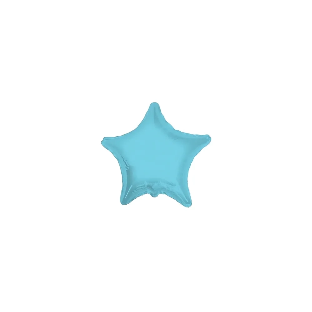 Palloncini Stella Celeste Baby mini shape 9" (22cm) in mylar, 5pz.