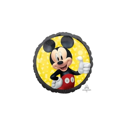 Palloncino Topolino Forever standard shape 18" (45cm) in mylar, 1pz.