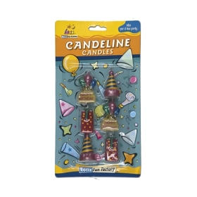 Candeline Birthday, compleanno, 6pz.