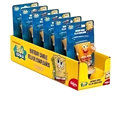 Candelina Candela Spongebob, 1pz.