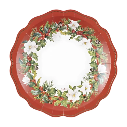 Piatti New Liberty Buon Natale 27cm, 8pz.