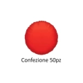 Palloncini tondo Rosso standard shape 18" (45cm) in mylar, 50pz.