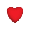 Palloncino cuore Rosso super shape 24" (60cm) in mylar, 1pz.