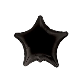 Palloncino Stella Nero super shape 36" (91cm) in mylar, 1pz.
