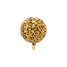 Palloncino Leopardato standard shape 21" (53cm) in mylar, 1pz.