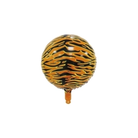 Palloncino Tigrato standard shape 21" (53cm) in mylar, 1pz.