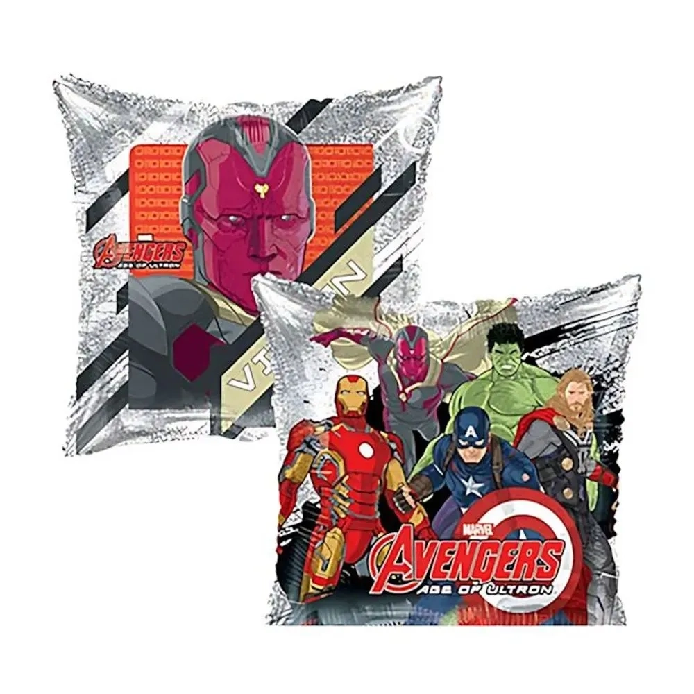 Palloncino quadrato Avengers Age of Ultron Vision standard shape 18" (45cm), 1pz.