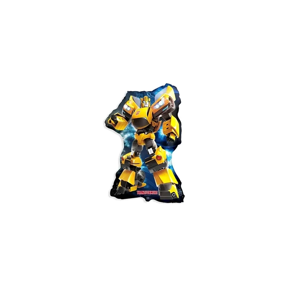 Palloncini Transformers Bumblebee mini shape 11" (27cm) in mylar, 5pz.