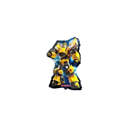 Palloncini Transformers Bumblebee mini shape 11" (27cm) in mylar, 5pz.