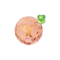 Palloncino numero 30 Geoide Rosa Gold standard shape 18" (45cm) in mylar, 1pz.