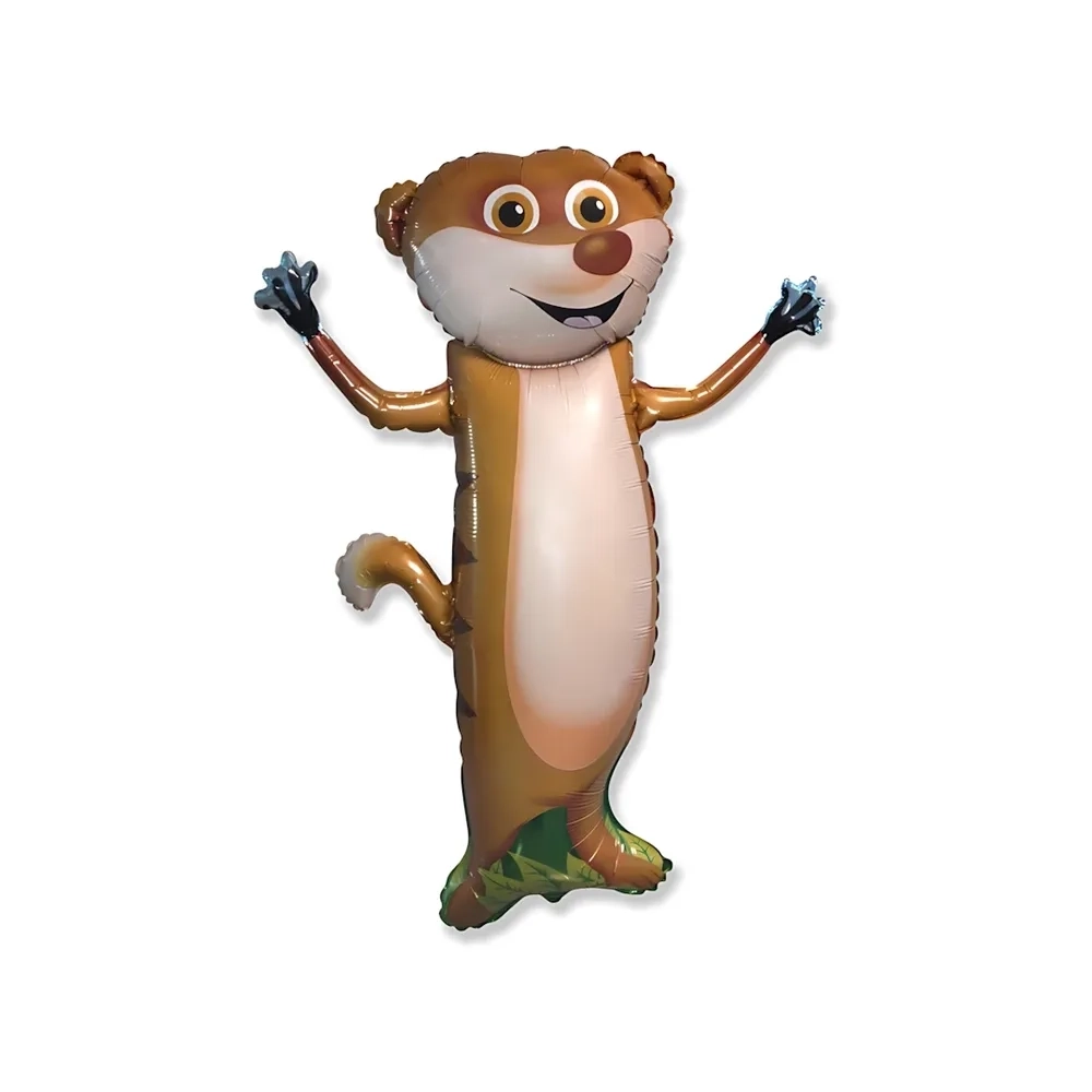 Palloncino Suricato mega shape 43" (109cm) in mylar, 1pz.