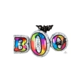 Palloncino BOO Iridiscente super shape 35" (88cm) in mylar, 1pz.