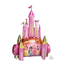 Palloncino Castello Princess Once Upon a Time airwalker 55" (139cm) in mylar, 1pz.
