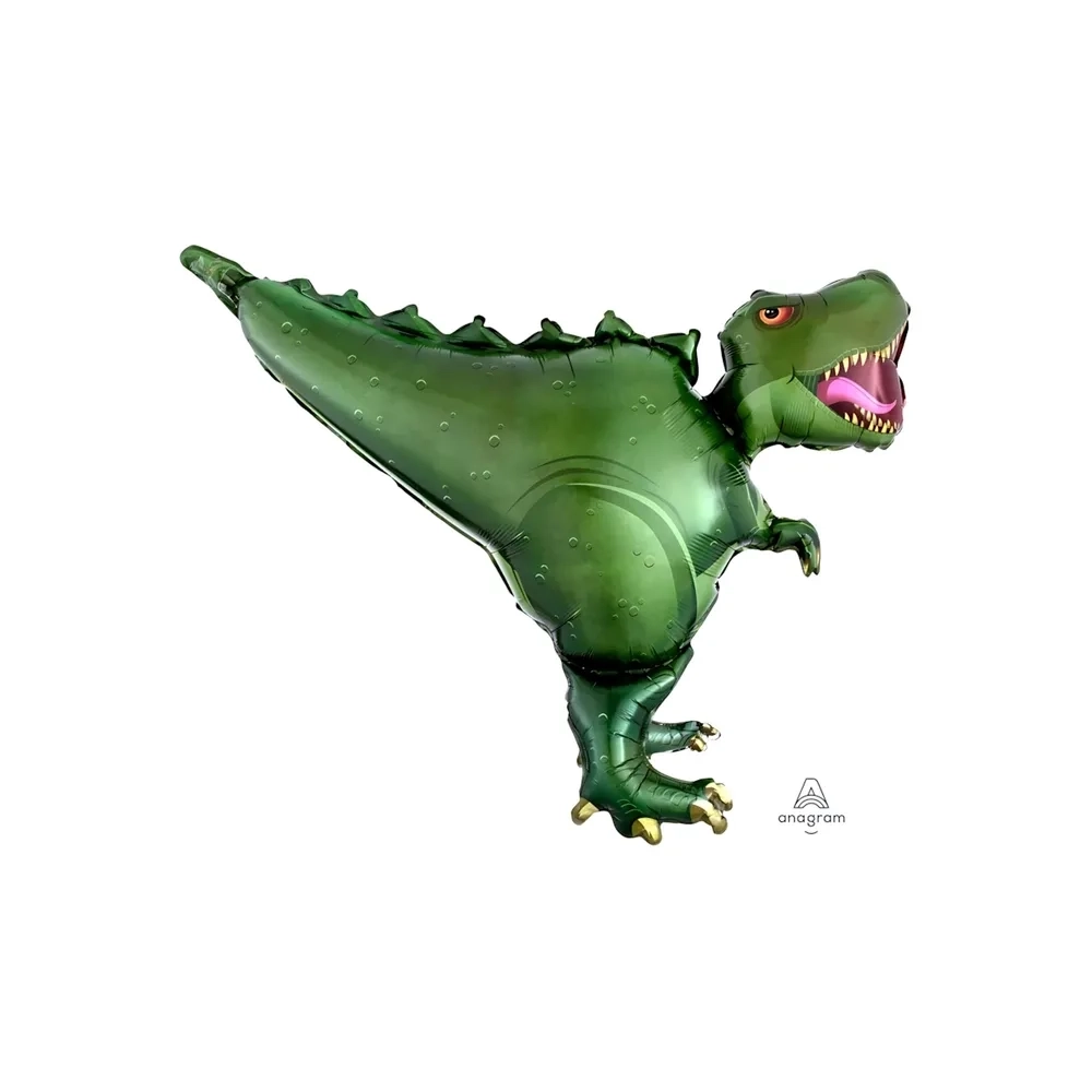 Palloncino T-Rex super shape 36" (91cm) in mylar, 1pz.
