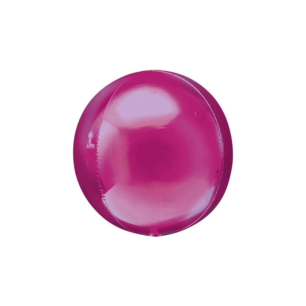 Palloncino Sfera Fuxia standard shape 22" (55cm) in mylar, 1pz.