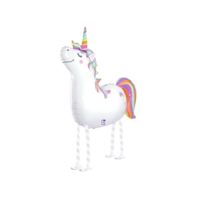 Palloncino Balloon Friends Unicorno mega shape 42" (106cm) in mylar, 1pz.