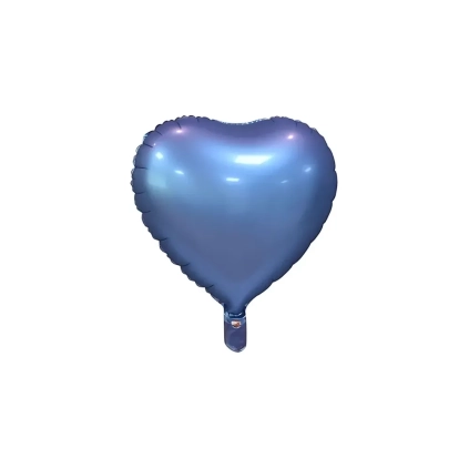 Palloncino Cuore Violetto Satinato standard shape 18" (45cm) in mylar, 1pz.