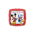 Palloncino Topolino e Paperino quadrato standard shape 18" (45cm) in mylar, 1pz.