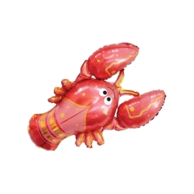 Palloncino Aragosta super shape 38" (96cm) in mylar, 1pz.