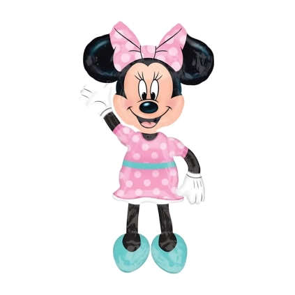 Palloncino Minnie mega shape 54" (137cm) in mylar, 1pz.