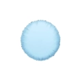 Palloncino Tondo Celeste Chiaro standard shape 18" (45cm) in mylar, 1pz.