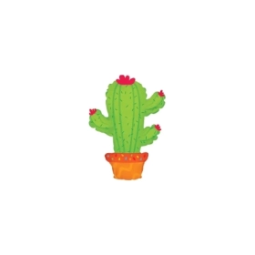 Palloncino Cactus mini shape 10" (25 cm) in mylar | Confezione 5 pz