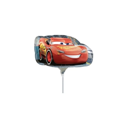 Palloncini Cars 3 Mc Queen mini shape 14" (35cm) in mylar, 5pz.