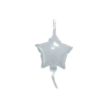 Palloncini Deco Link Stella Argento mini shape 9" (22cm) in mylar, 10pz.